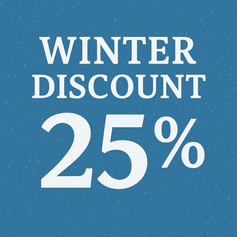Advertisement image reading: Winter Discount 25% for Rufta Janitorial Services - Windsor